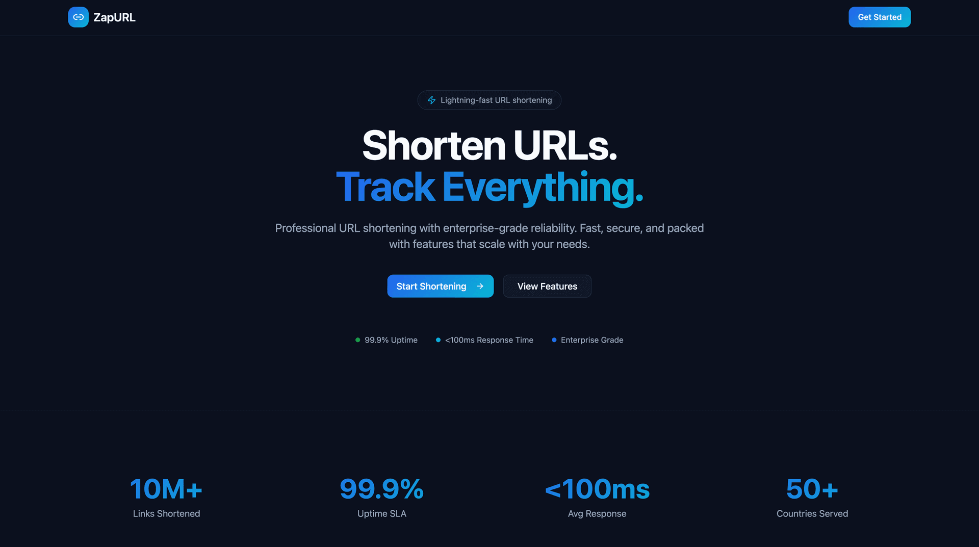 Zap-URL: URL Shortening Service